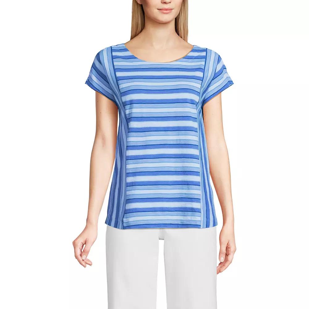 Women's Lands' End Slub Tee,  Product Image