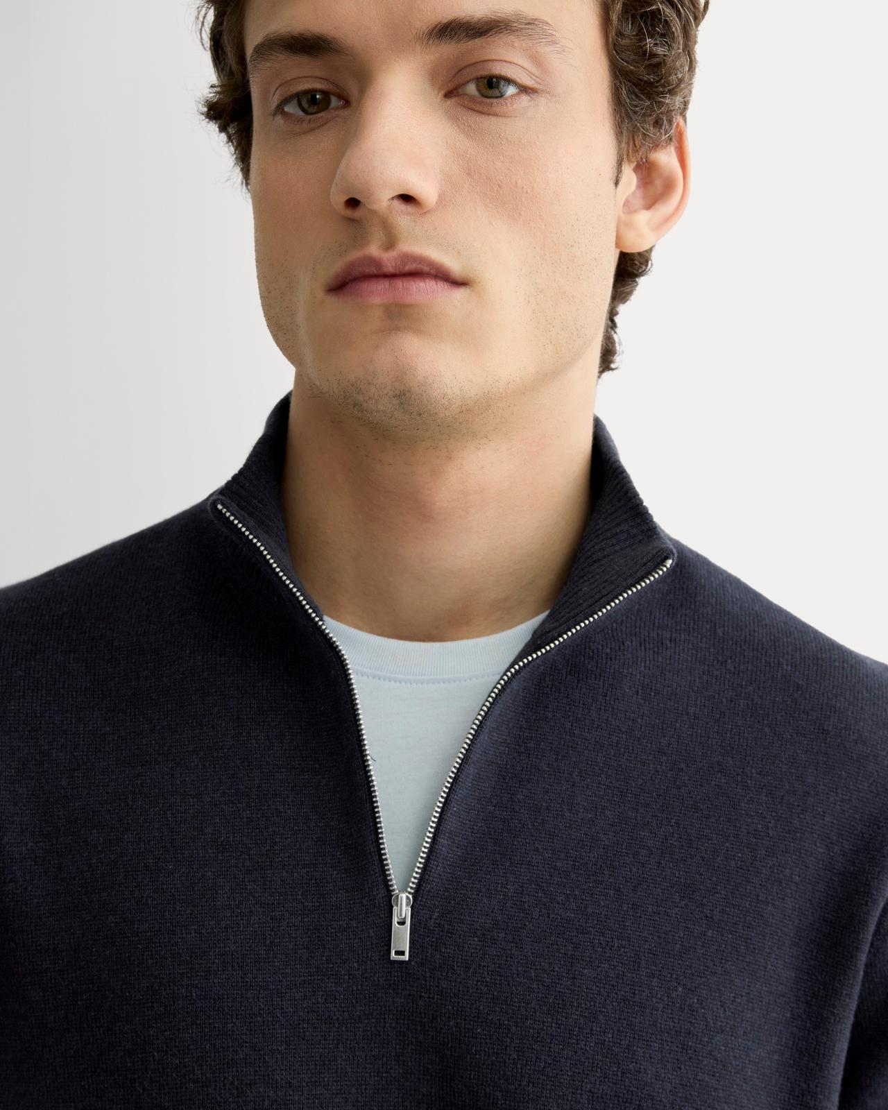 Mens No-Sweat Quarter-Zip Sweater by Everlane Product Image