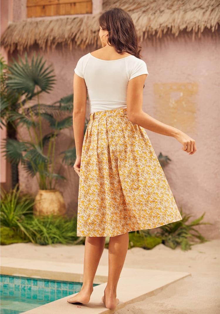 Effortless Feature Midi Skirt Product Image