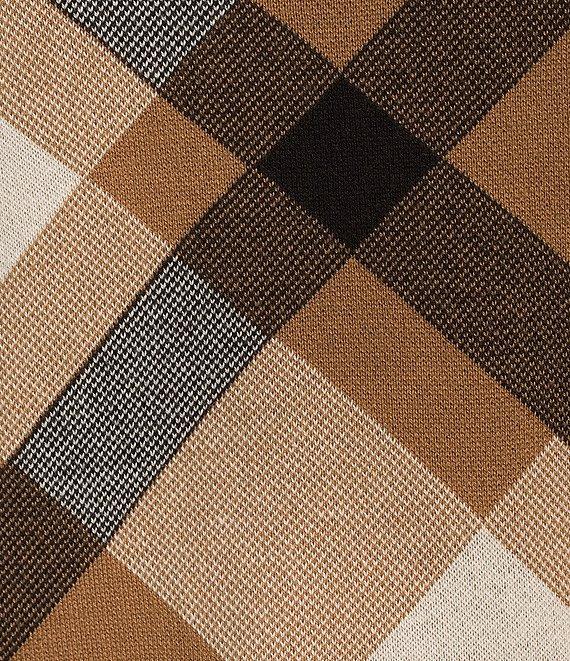 Jones New York Jacquard Mock Neck Long Sleeve Pullover Sweater Product Image