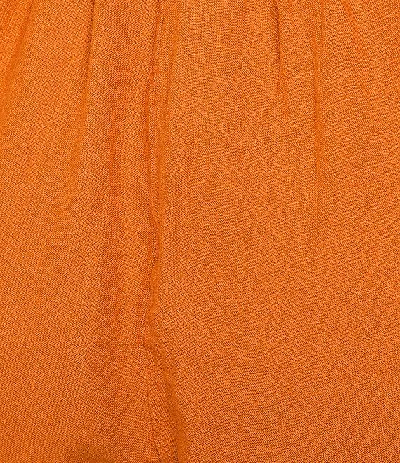 Bryn Walker Plus Light Linen Elastic Waist Wide Leg Pants Product Image