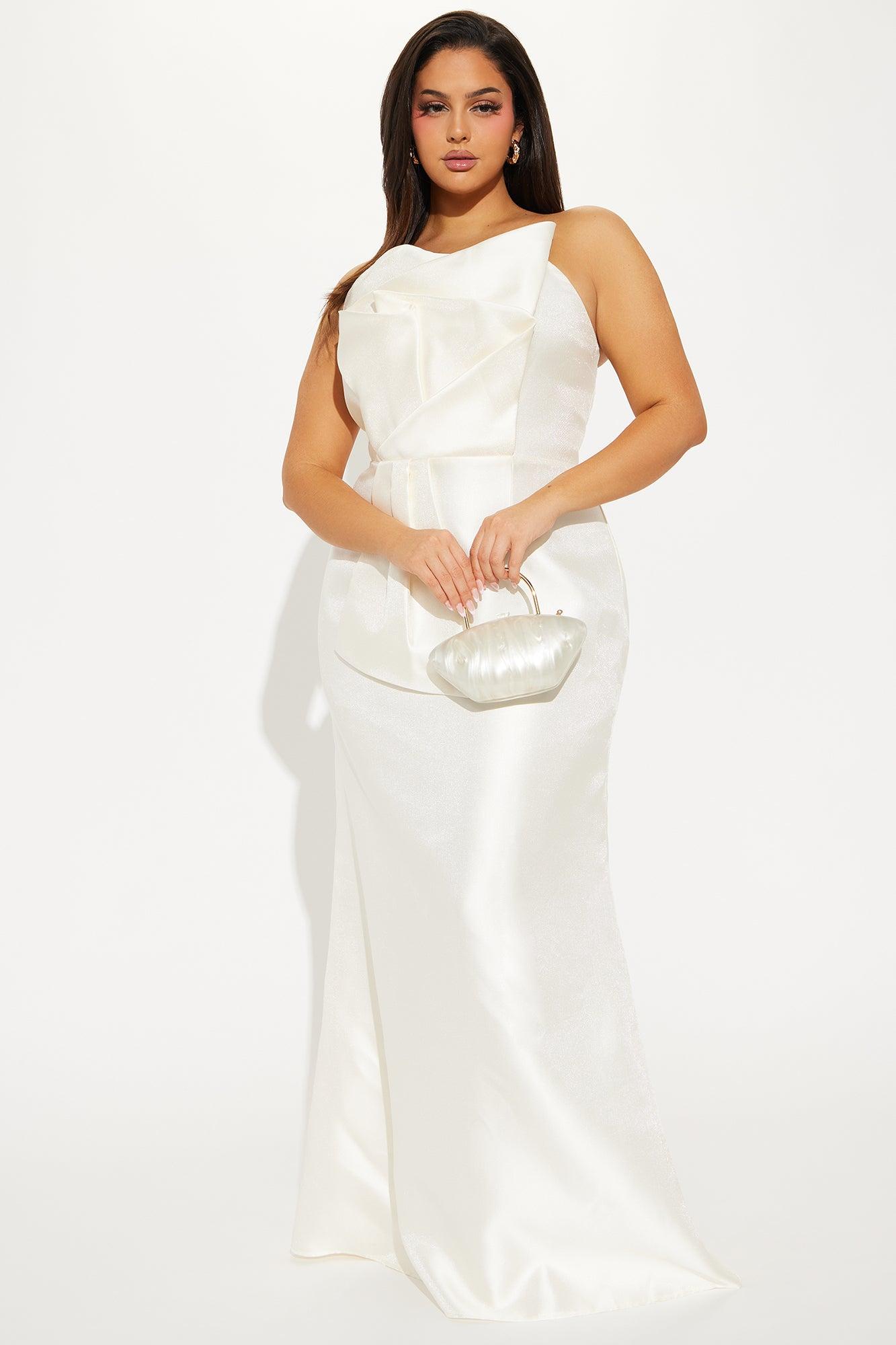Penny Strapless Gown - Ivory Product Image