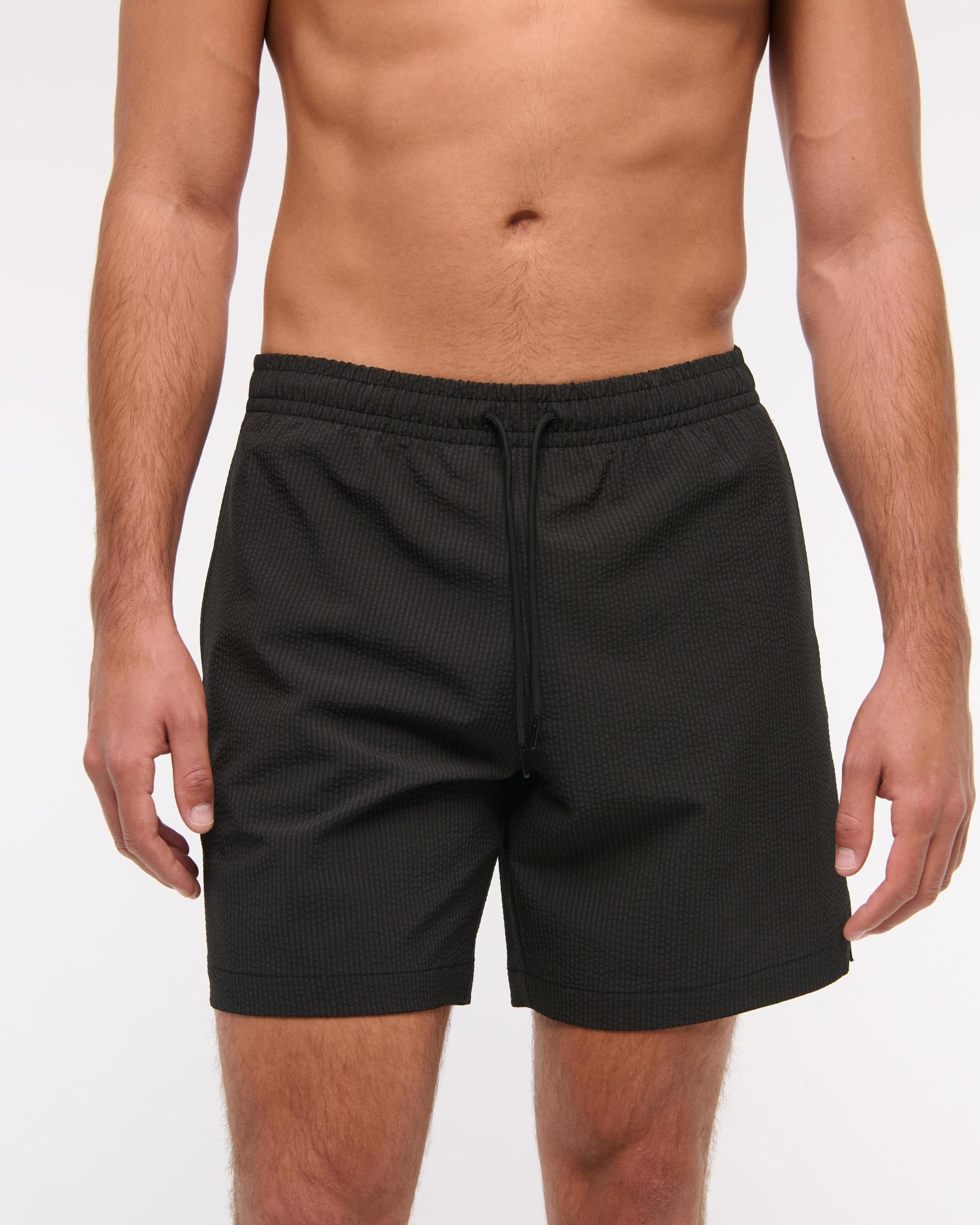Pull-On Seersucker Swim Trunk Product Image