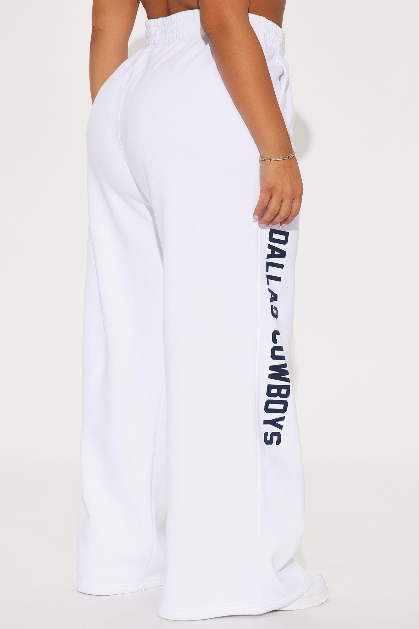Game Time Dallas Cowboys Wide Leg Pant - White Female Product Image