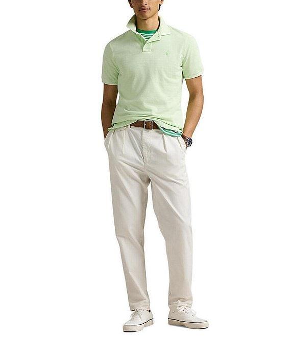 Polo Ralph Lauren Classic Fit Mineral-Dyed Mesh Short Sleeve Polo Shirt Product Image