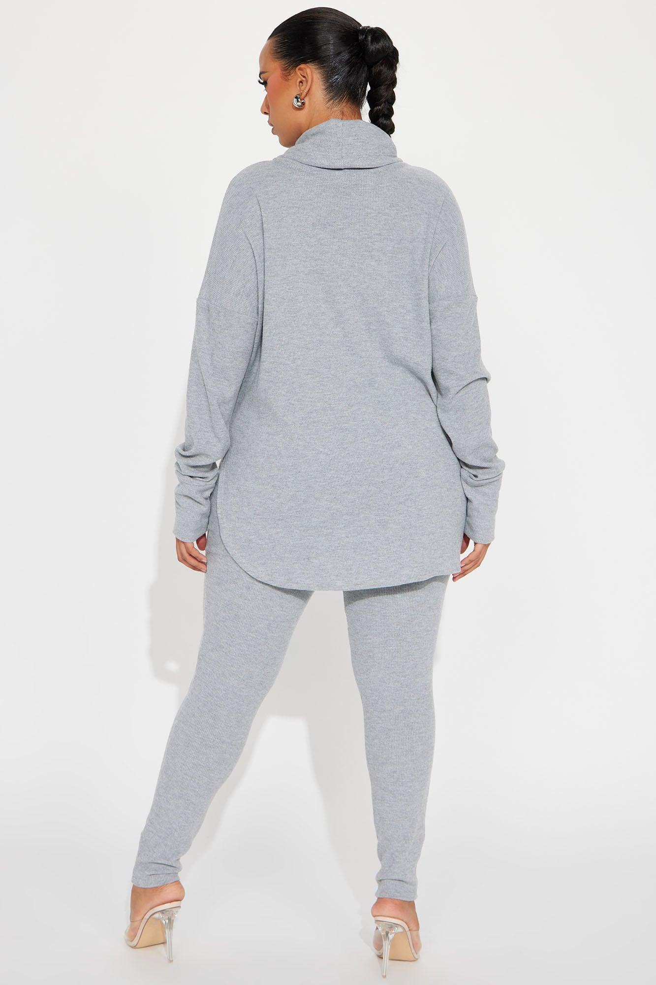 Raegan Legging Set - Heather Grey Product Image