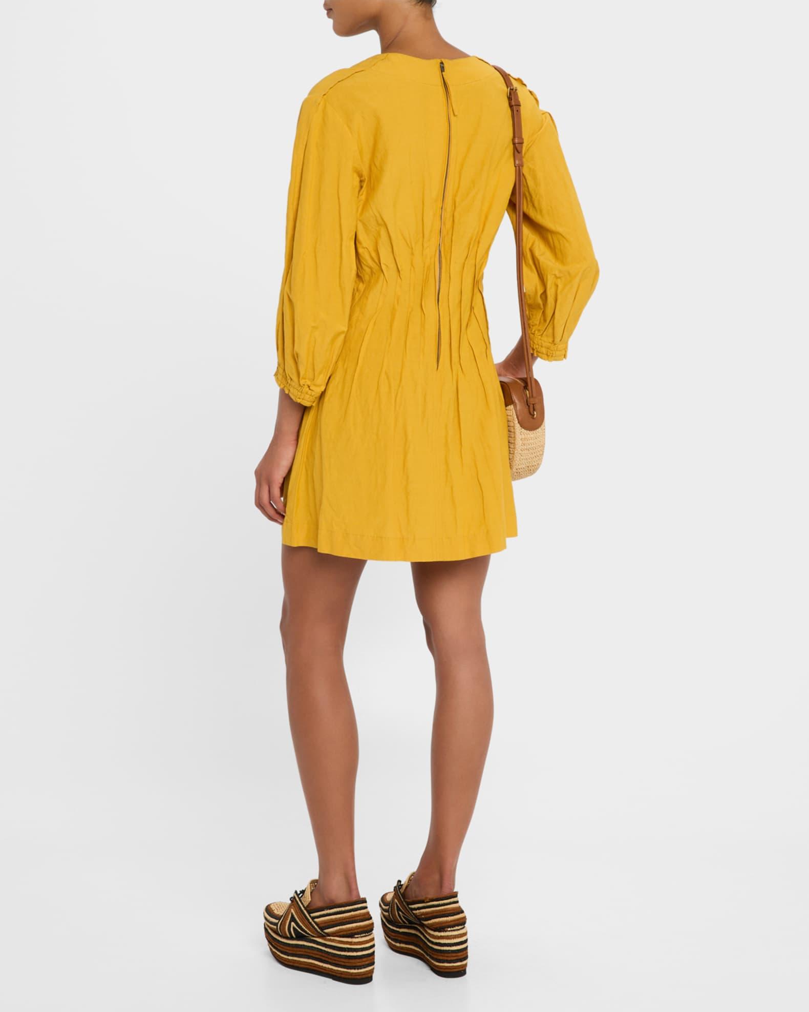 Rocca Pintuck A-Line Mini Dress Product Image