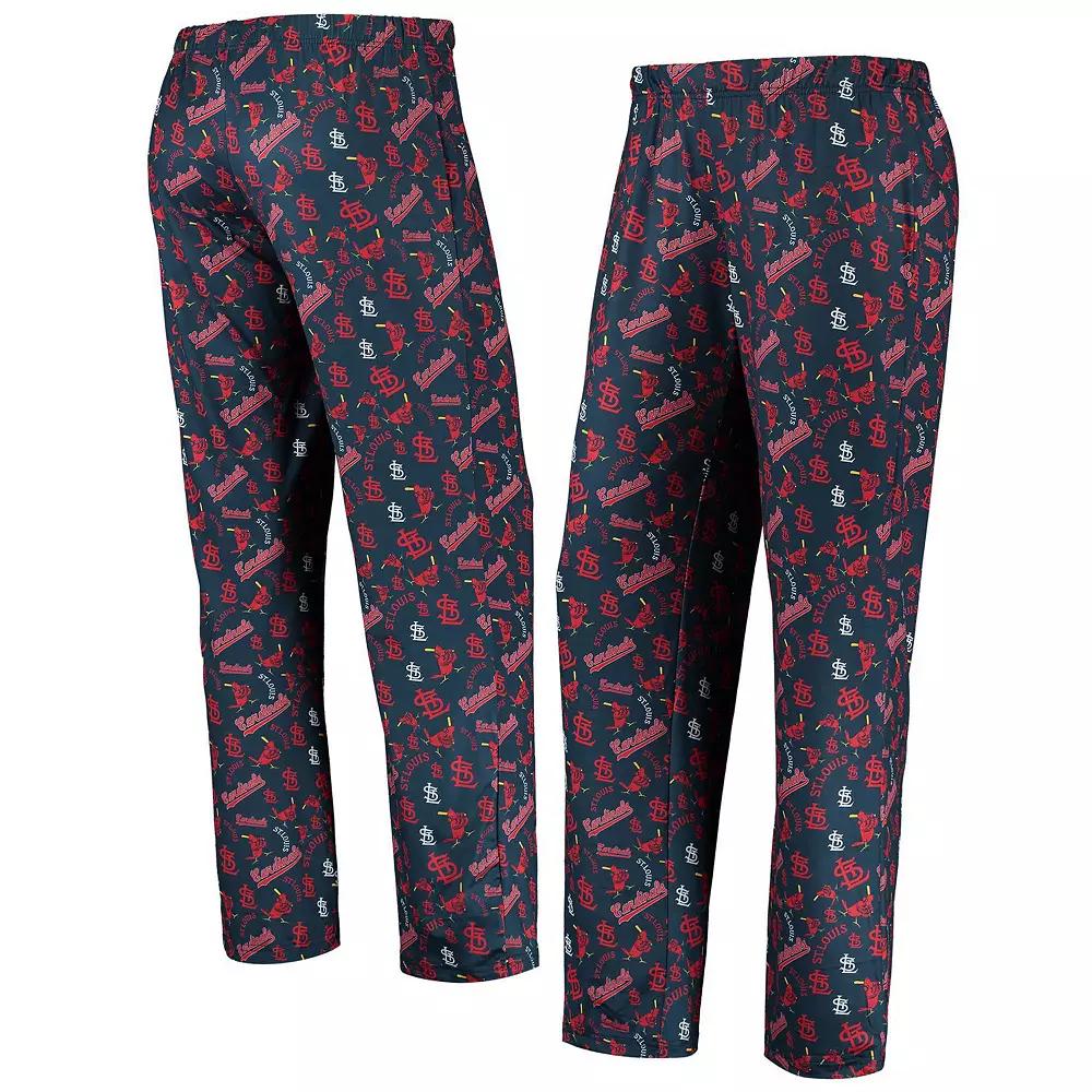 Women's FOCO Navy St. Louis Cardinals Retro Print Sleep Pants, Size: Medium, Blue Product Image