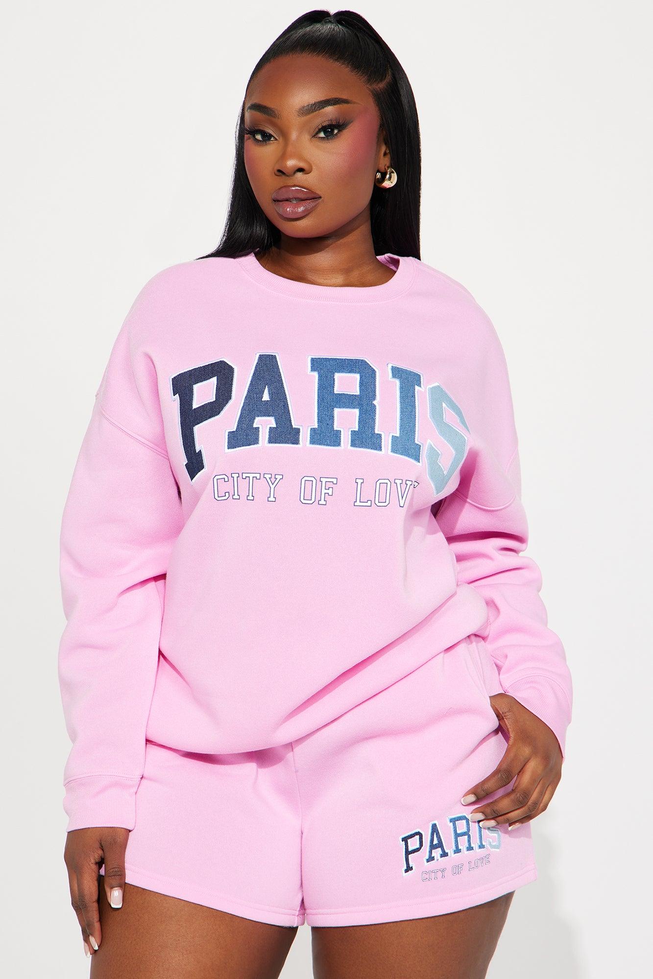 Paris Girly Short Set - Pink Product Image