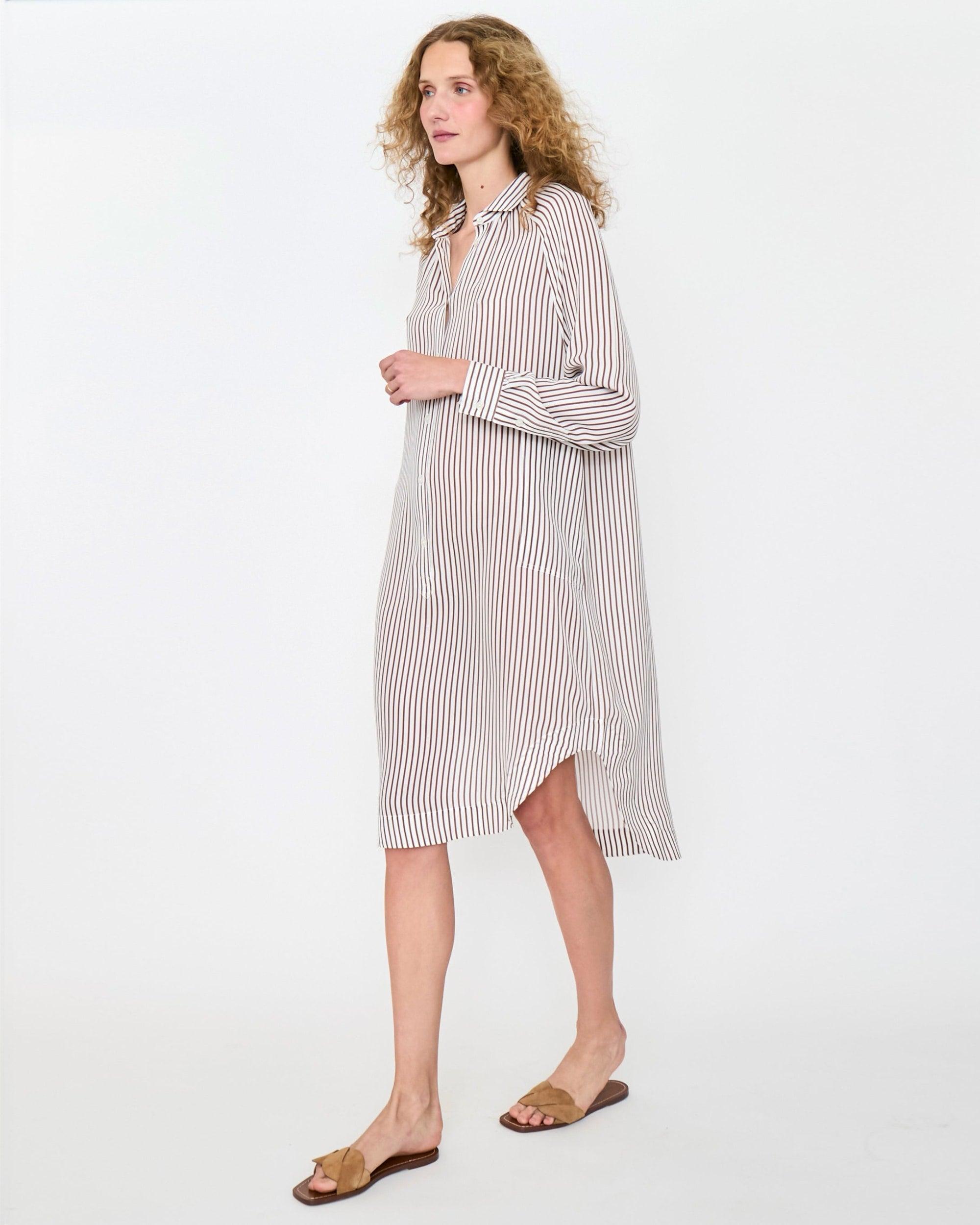 The Silk Madrid - White/Mocha Female Product Image