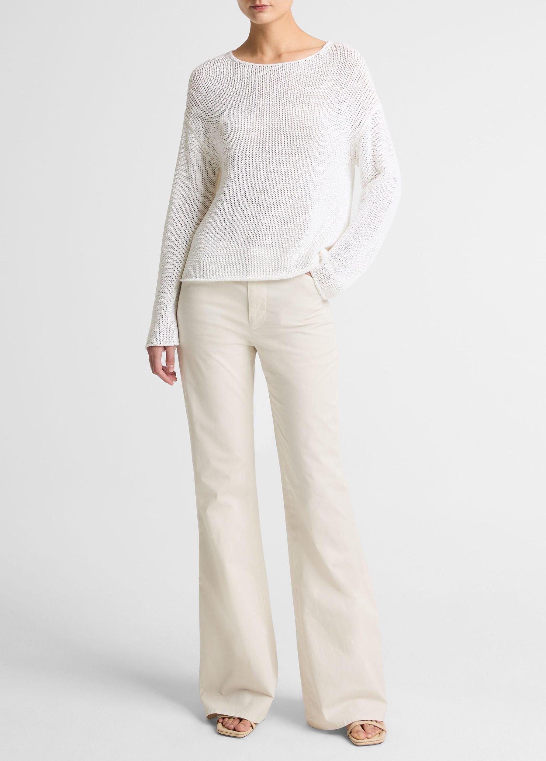 Italian Coated Cotton-Blend Sweater Product Image