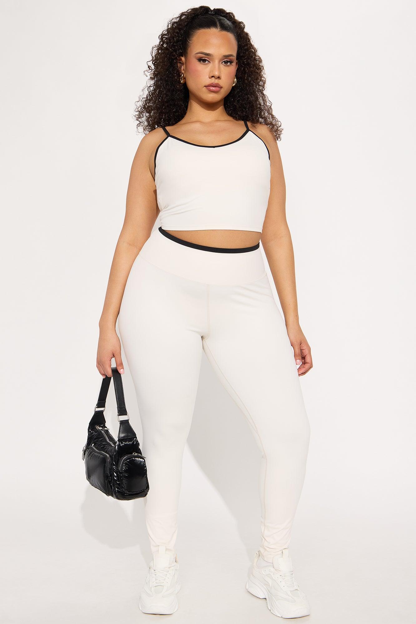 Calm And Collected Active Legging - Cream Product Image