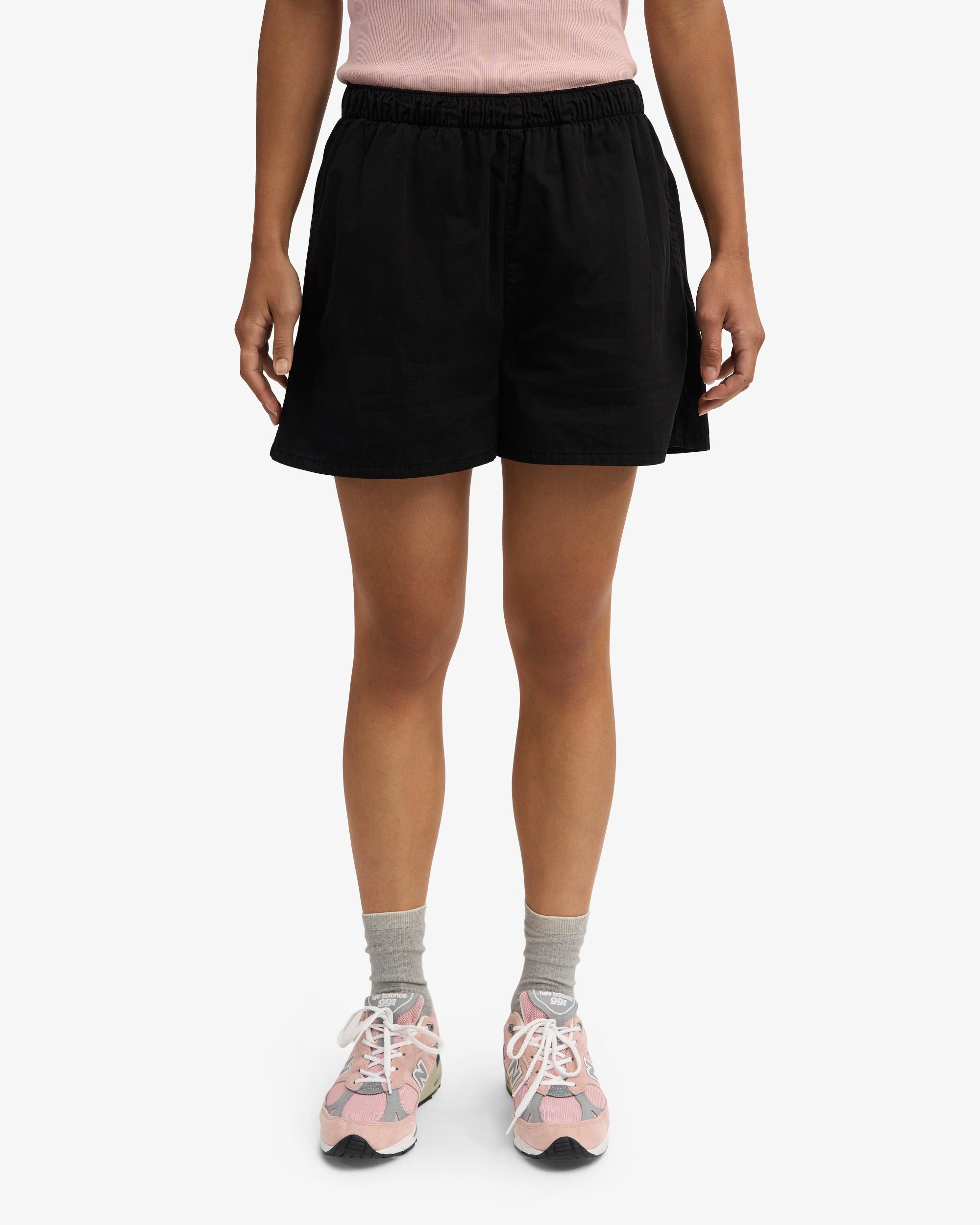 Women Organic Twill Shorts - Dusty Olive Product Image