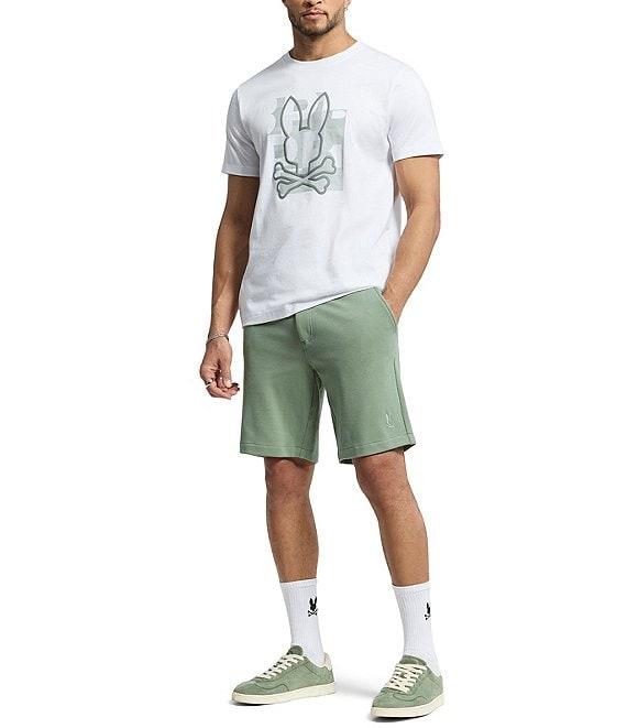 Psycho Bunny Shiro Knit Honeycomb 8#double; Inseam Shorts Product Image