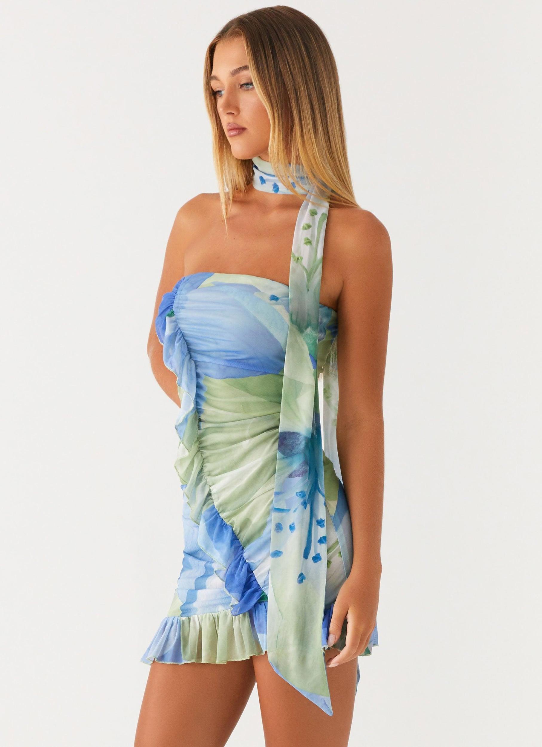 Archie Mini Dress - Flower Print Product Image