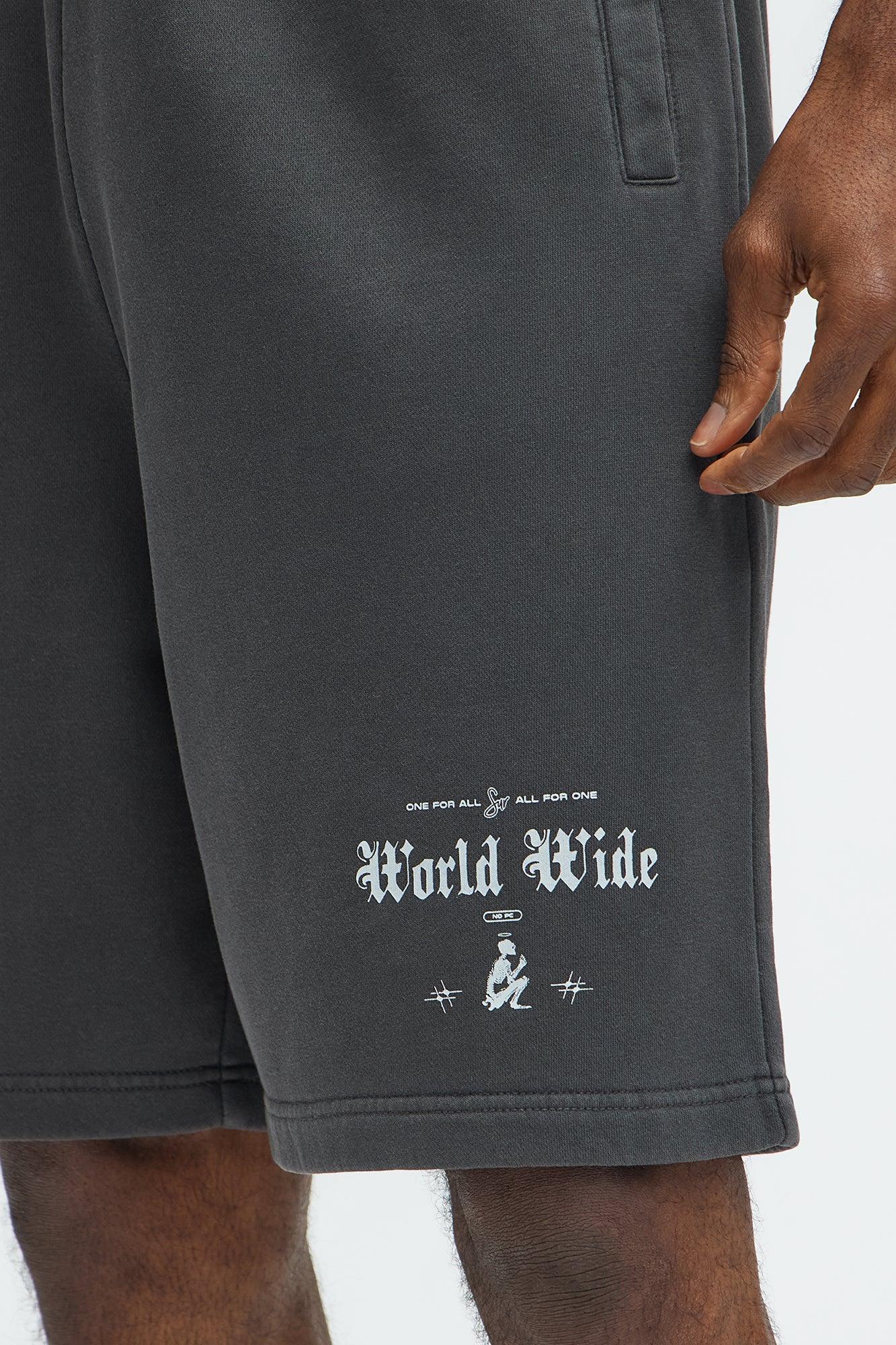 Worldwide Projection Sweatshorts - Black Product Image