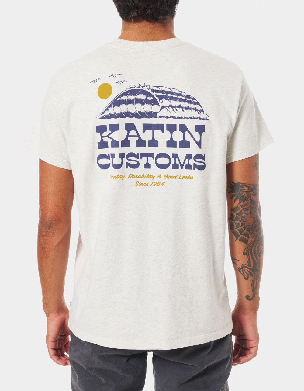 KATIN Drainer Mens Tee - HEATHER GRAY Product Image
