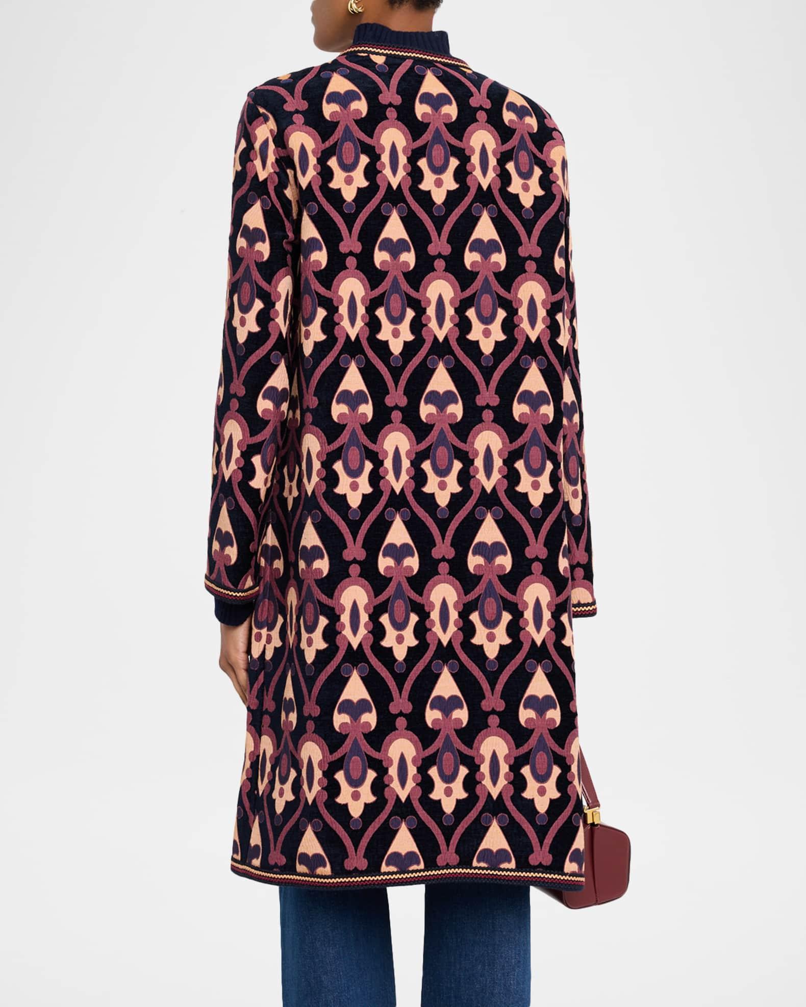 Reversible Jacquard Single-Breasted Coat Product Image