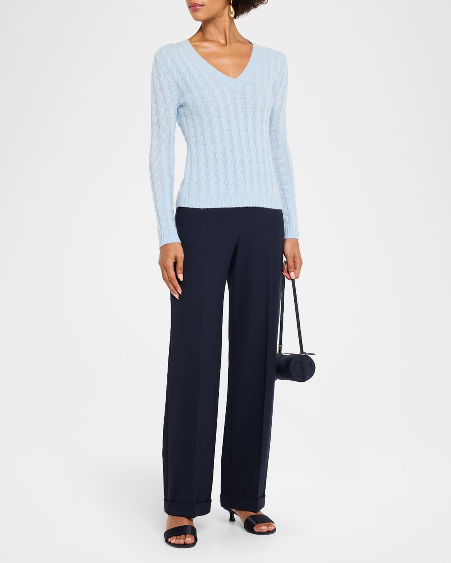 Cashmere Cable-Knit Sweater Product Image