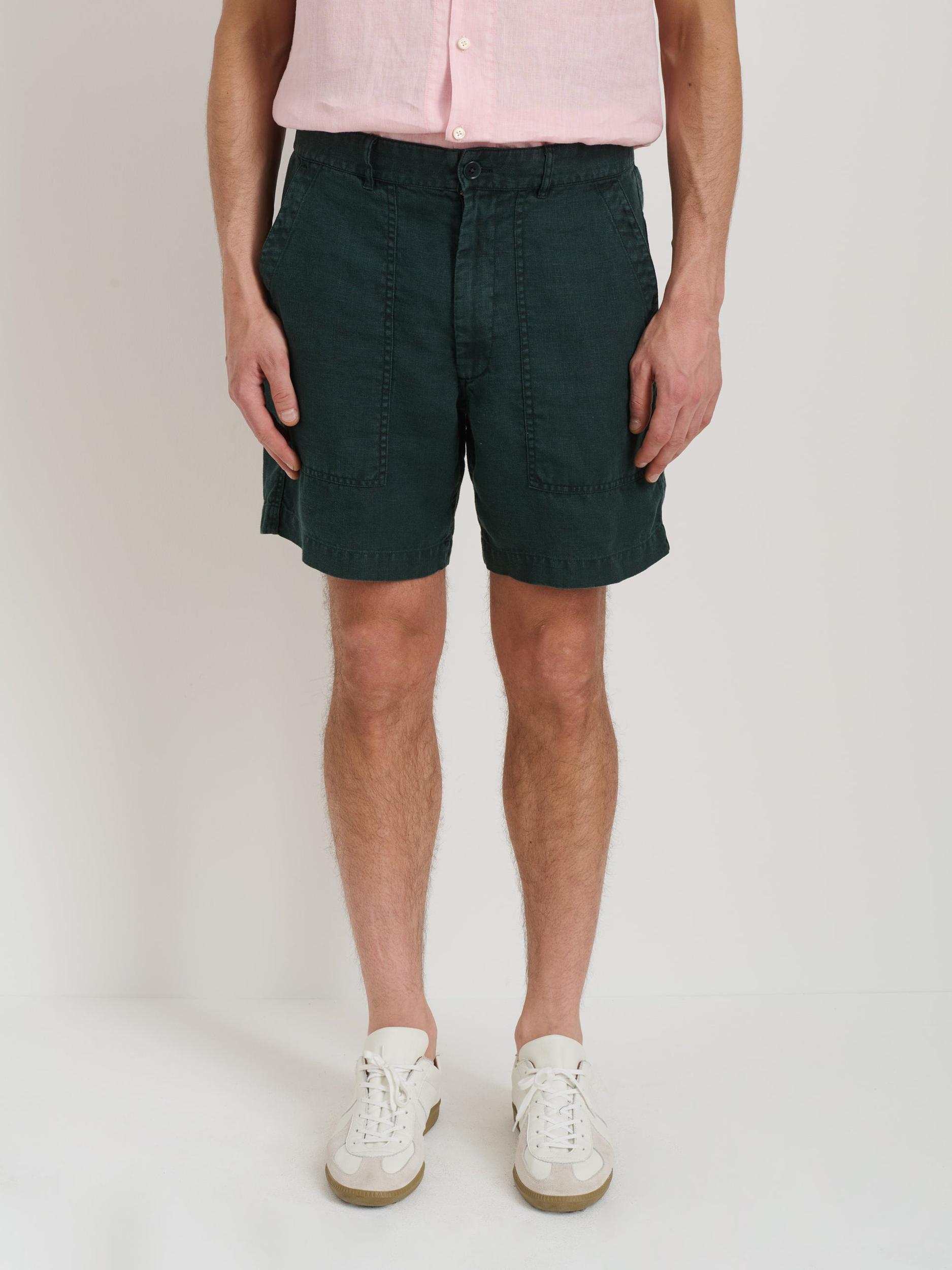 Garment Dyed Pull On Field Short In Linen Product Image