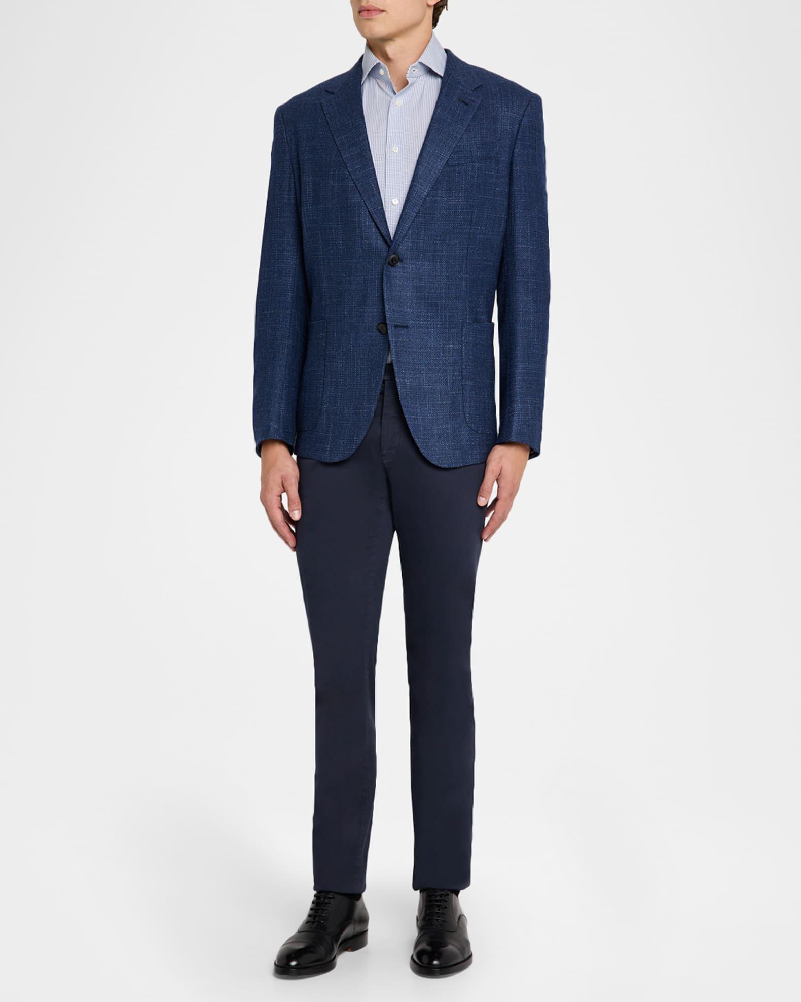 Men's Textured Winter Crossover Blazer Product Image