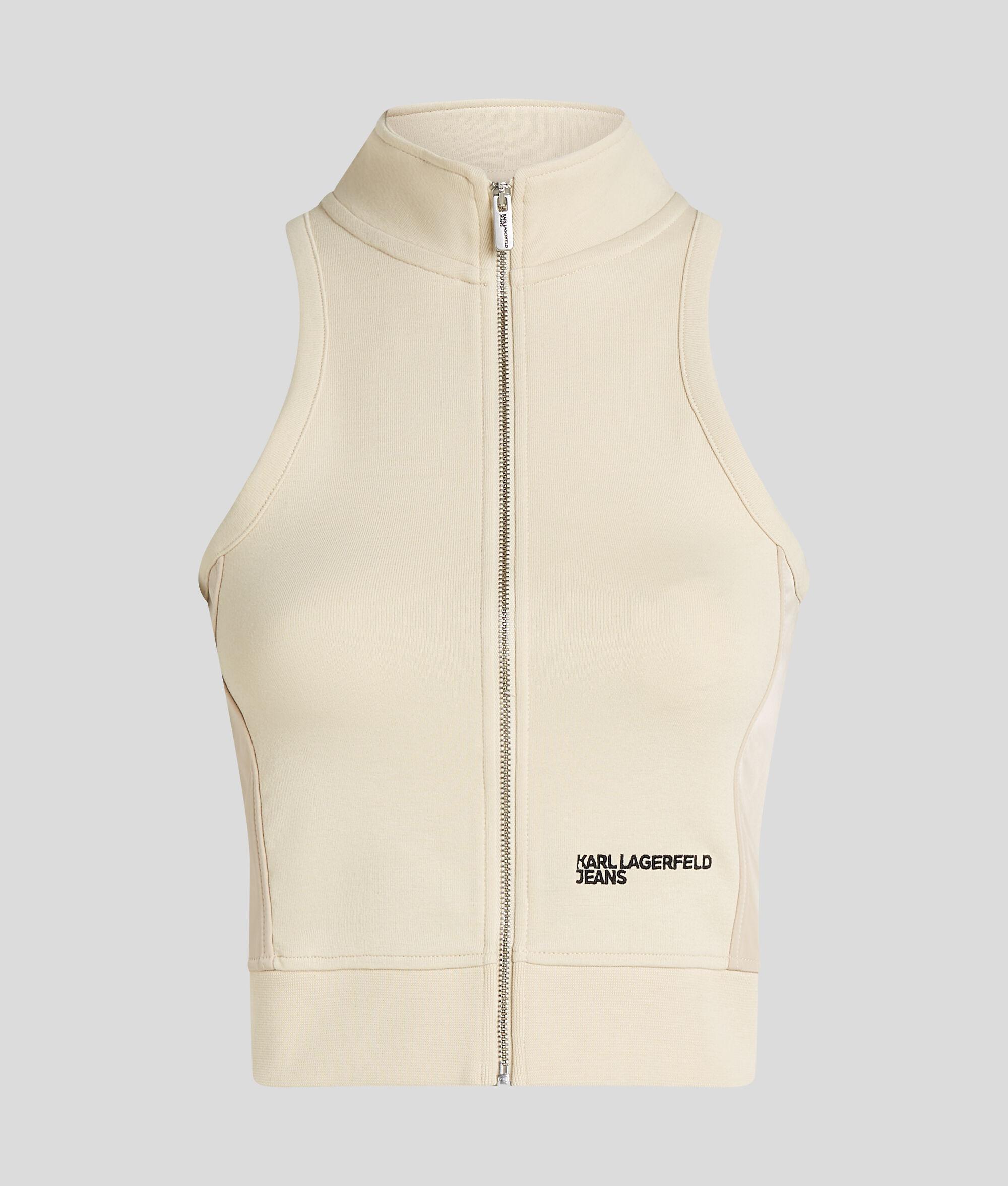 ZIP-FRONT SLEEVELESS TOP Product Image