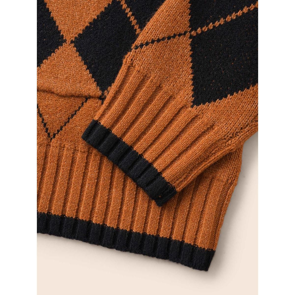 Plus Size Halloween Plaid Long Open Cardigan Black Women Casual Loose Long Sleeve Everyday Cardigans BloomChic 14-16/1X Product Image