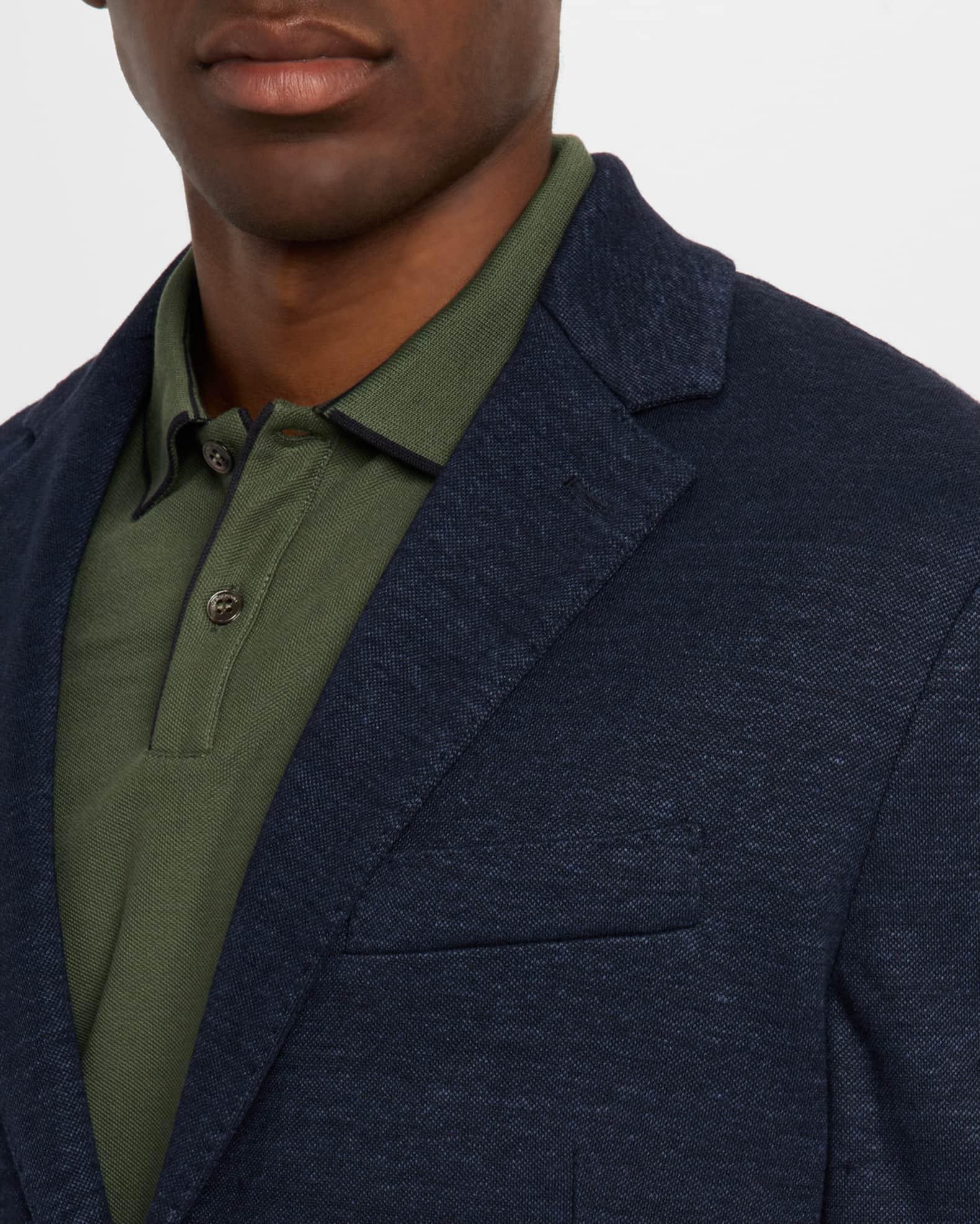 Men's Linen and Wool Pique Single-Breasted Sport Coat Product Image
