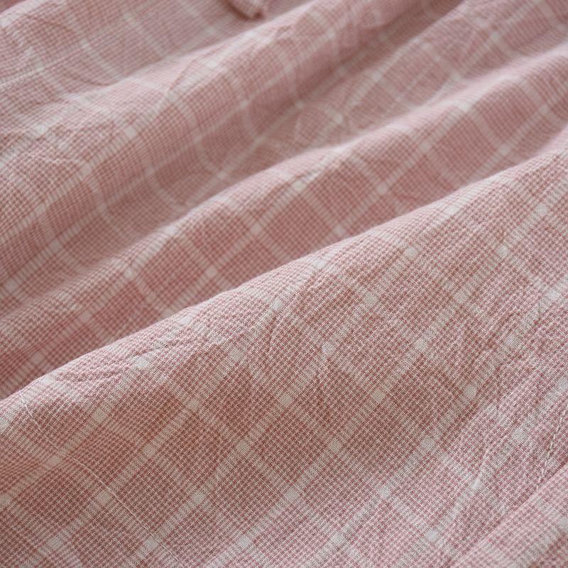 Couple Matching Drawstring Waist Plaid Lounge Shorts (Various Designs) Product Image