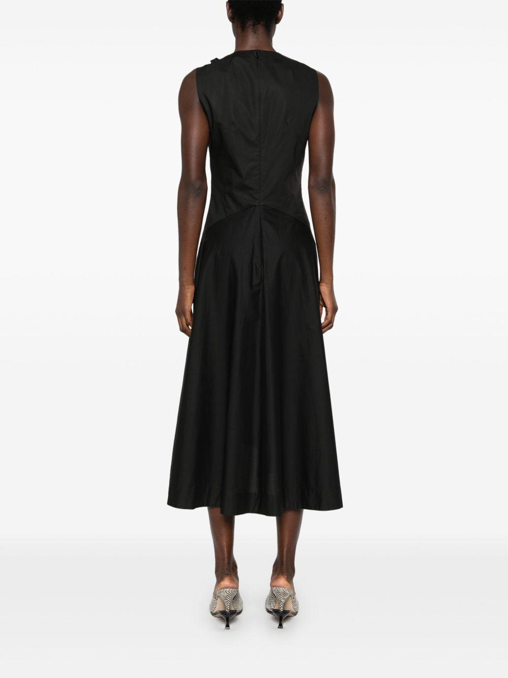 bow-detail midi dress Product Image