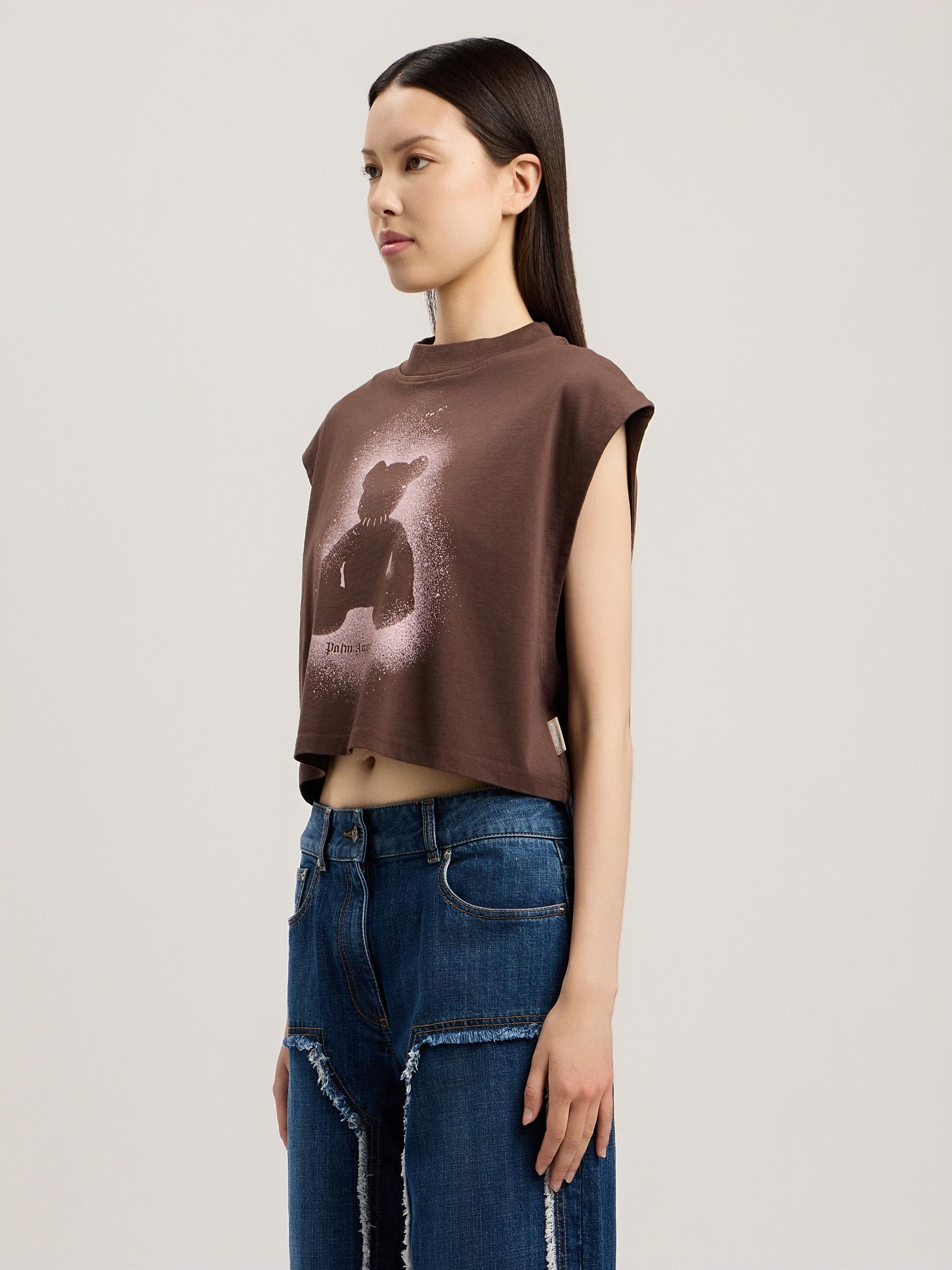 Spray Bear Boxy Tank Top Product Image