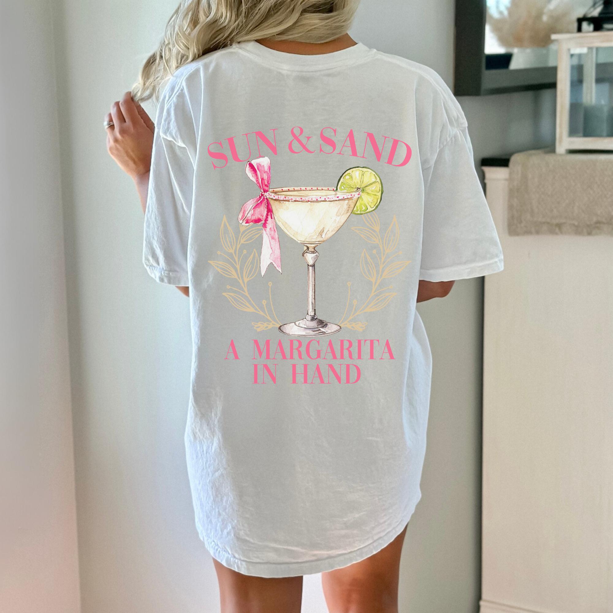SUN & SAND MARGARITA IN HAND TEE *FS Product Image