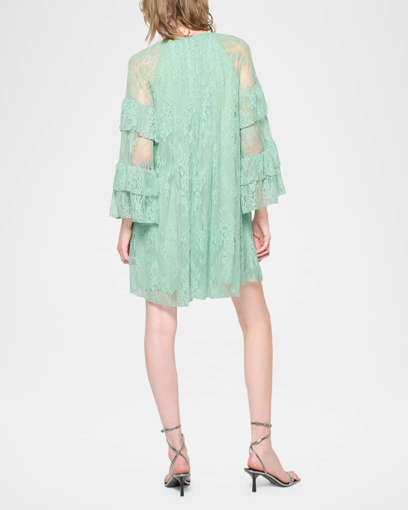 Matcha Lace Mini Dress Product Image