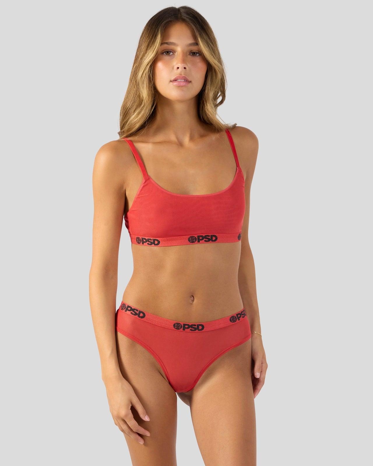 Mesh - Solid Red Female Product Image