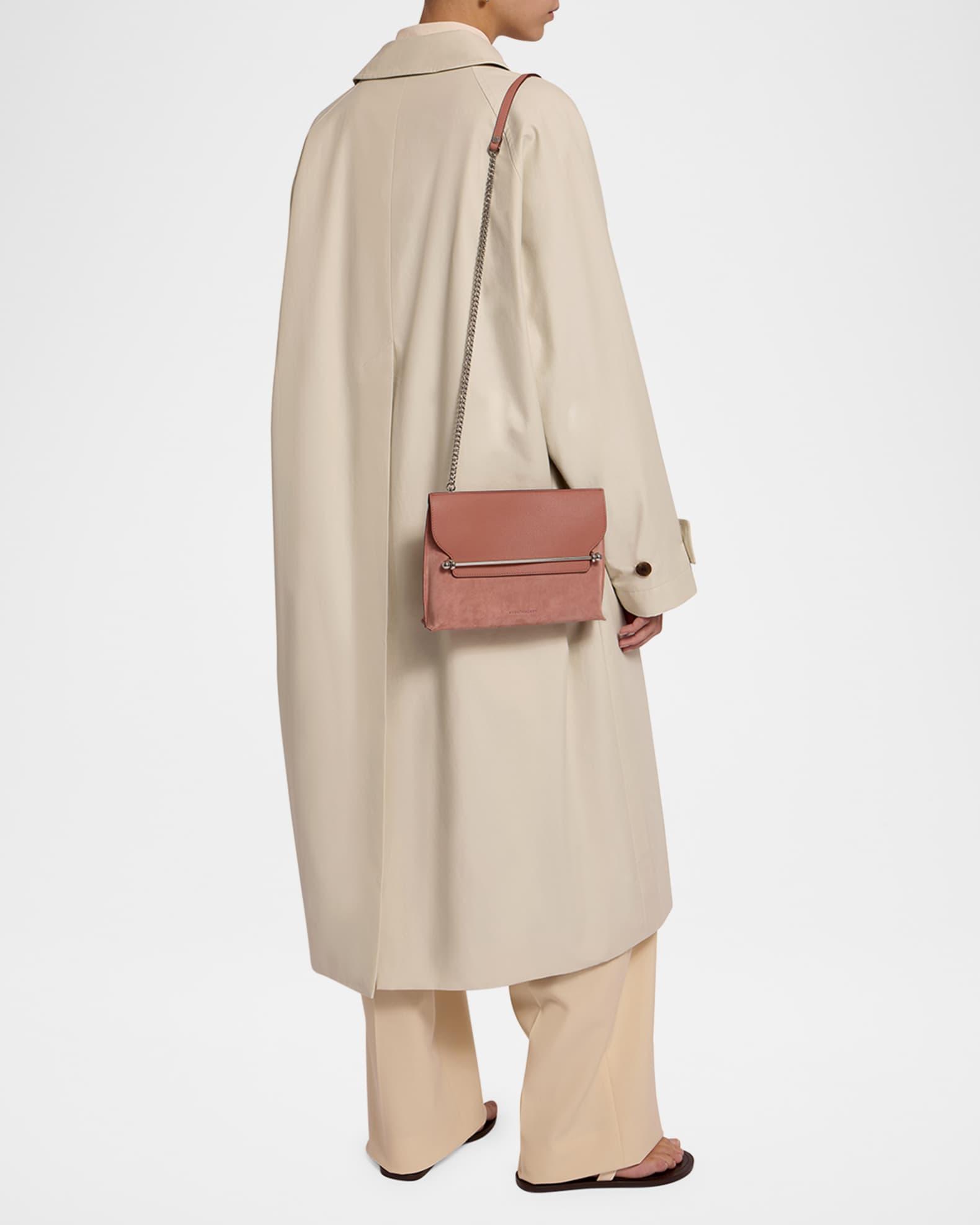 East-West Mini Snake-Embossed Leather Crossbody Bag Product Image