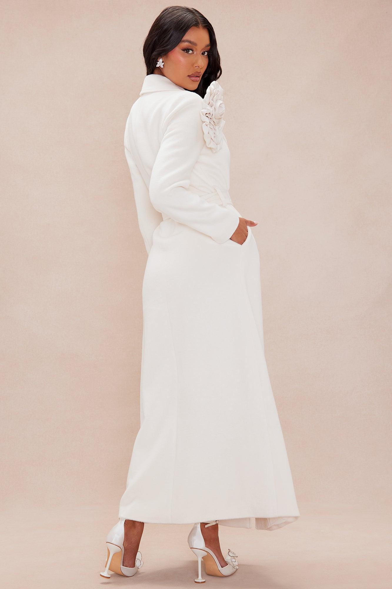 Vanessa Wool Coat - Cream Product Image