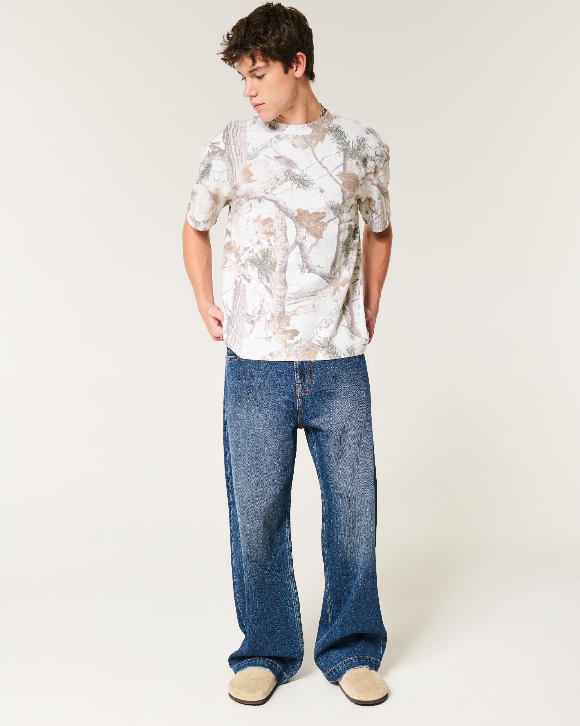 Dalix Mens Lil Smile Heavy Weight Cotton Tee Product Image