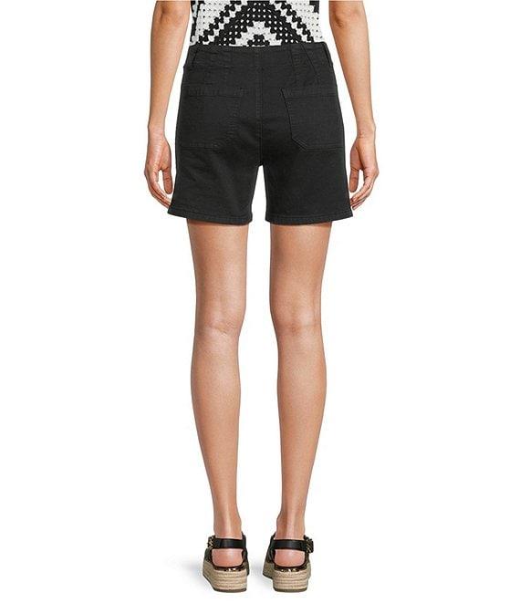 Charlie B. Stretch Twill Flat Front Shorts Product Image