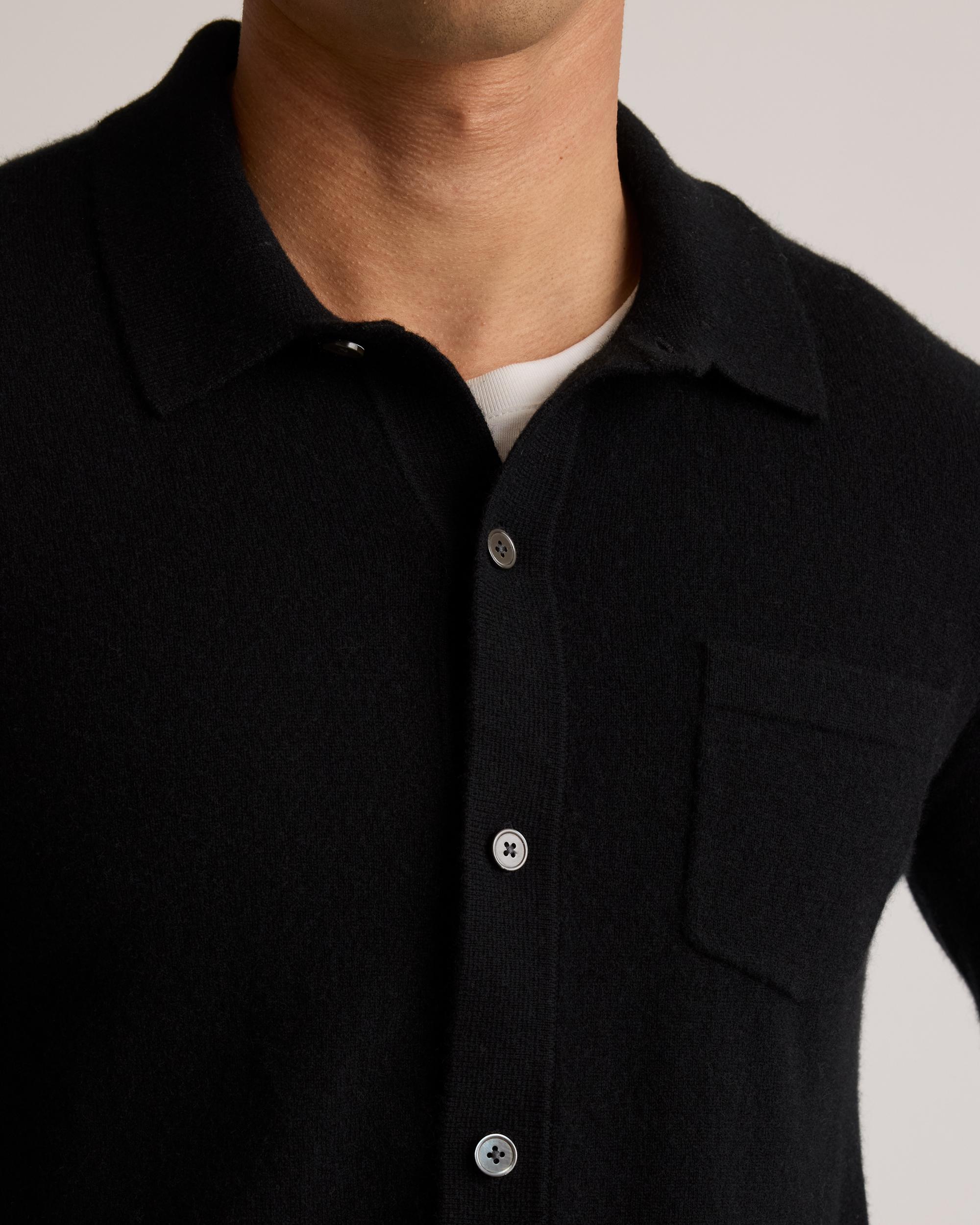 Quince | Men's Mongolian Cashmere Button Down Sweater Product Image