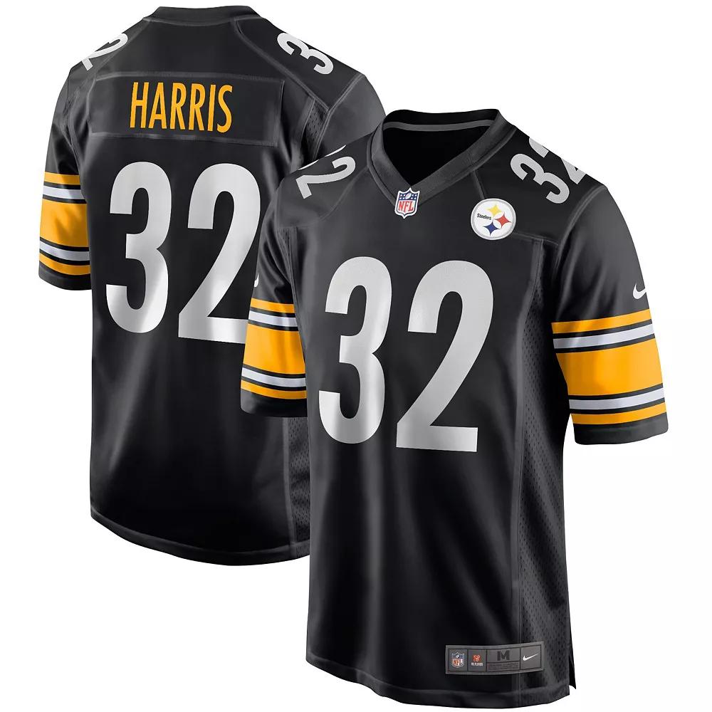 Men's Nike Franco Harris Black Pittsburgh Steelers Game Retired Player Jersey,  Product Image