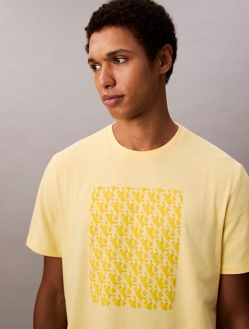 Monogram Logo Textured Graphic Classic T-Shirt  Product Image