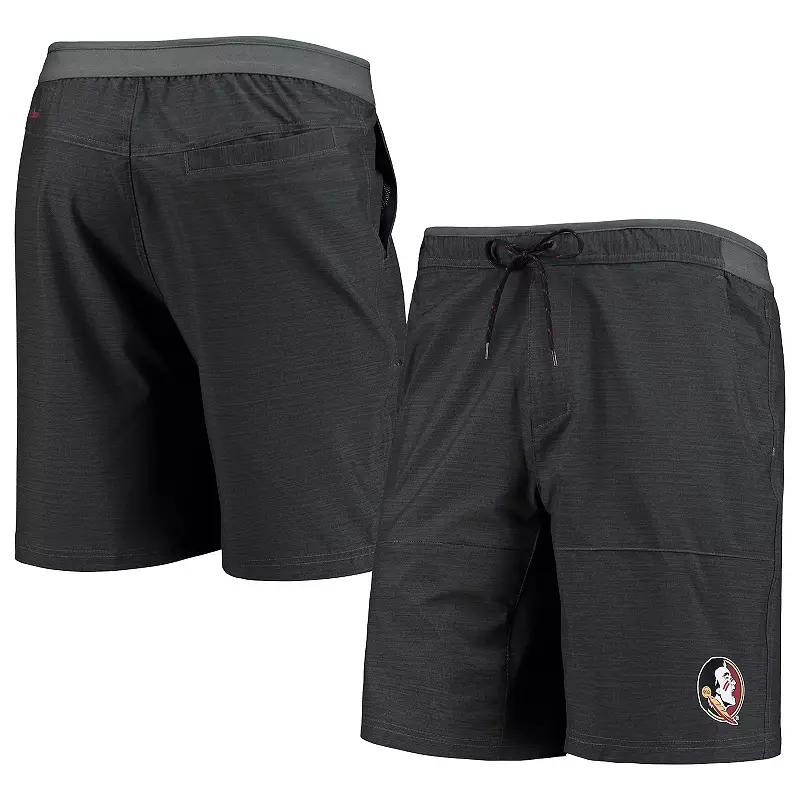 Men's Columbia Heathered Charcoal Florida State Seminoles Twisted Creek Omni-Shield Shorts,  Product Image