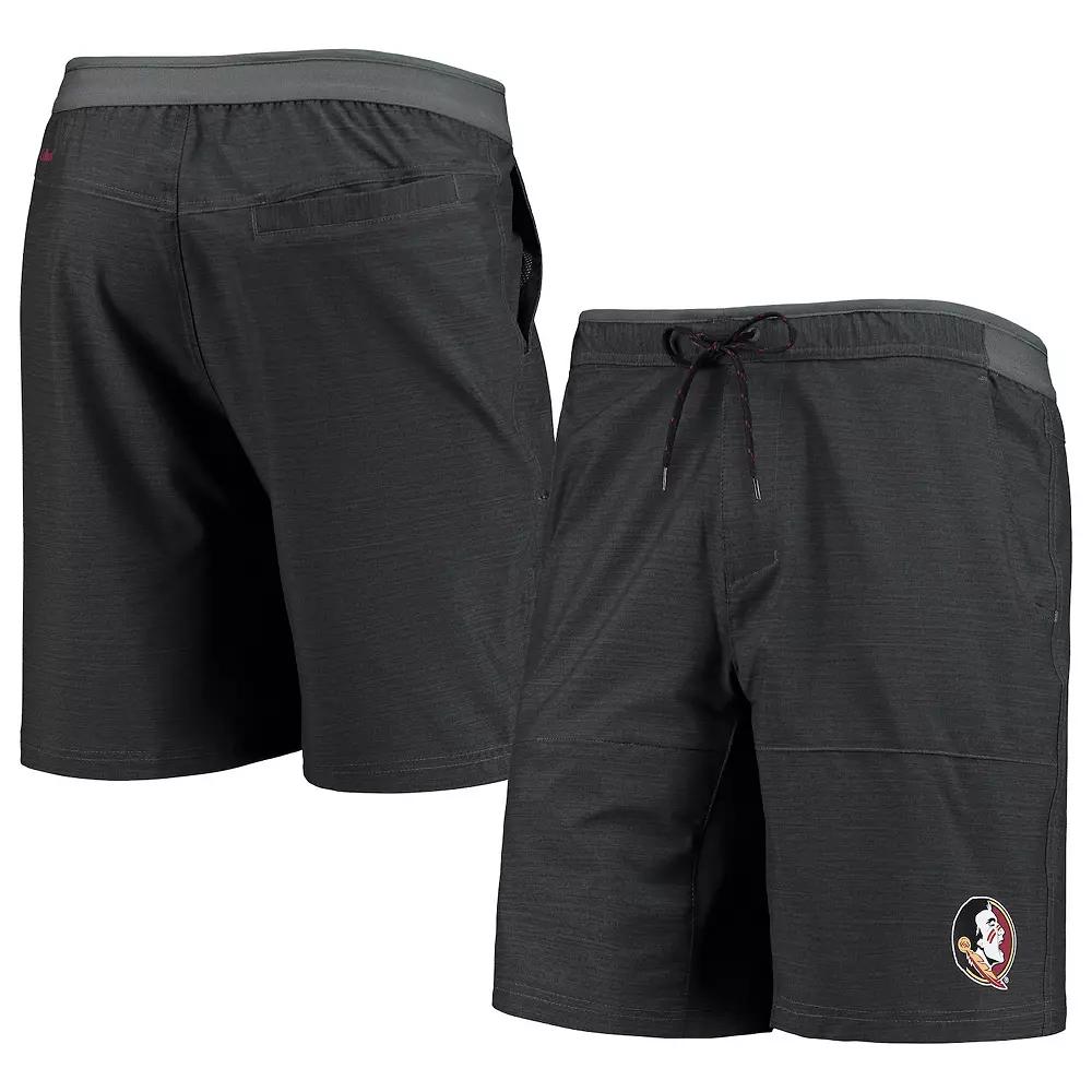 Men's Columbia Heathered Charcoal Florida State Seminoles Twisted Creek Omni-Shield Shorts,  Product Image