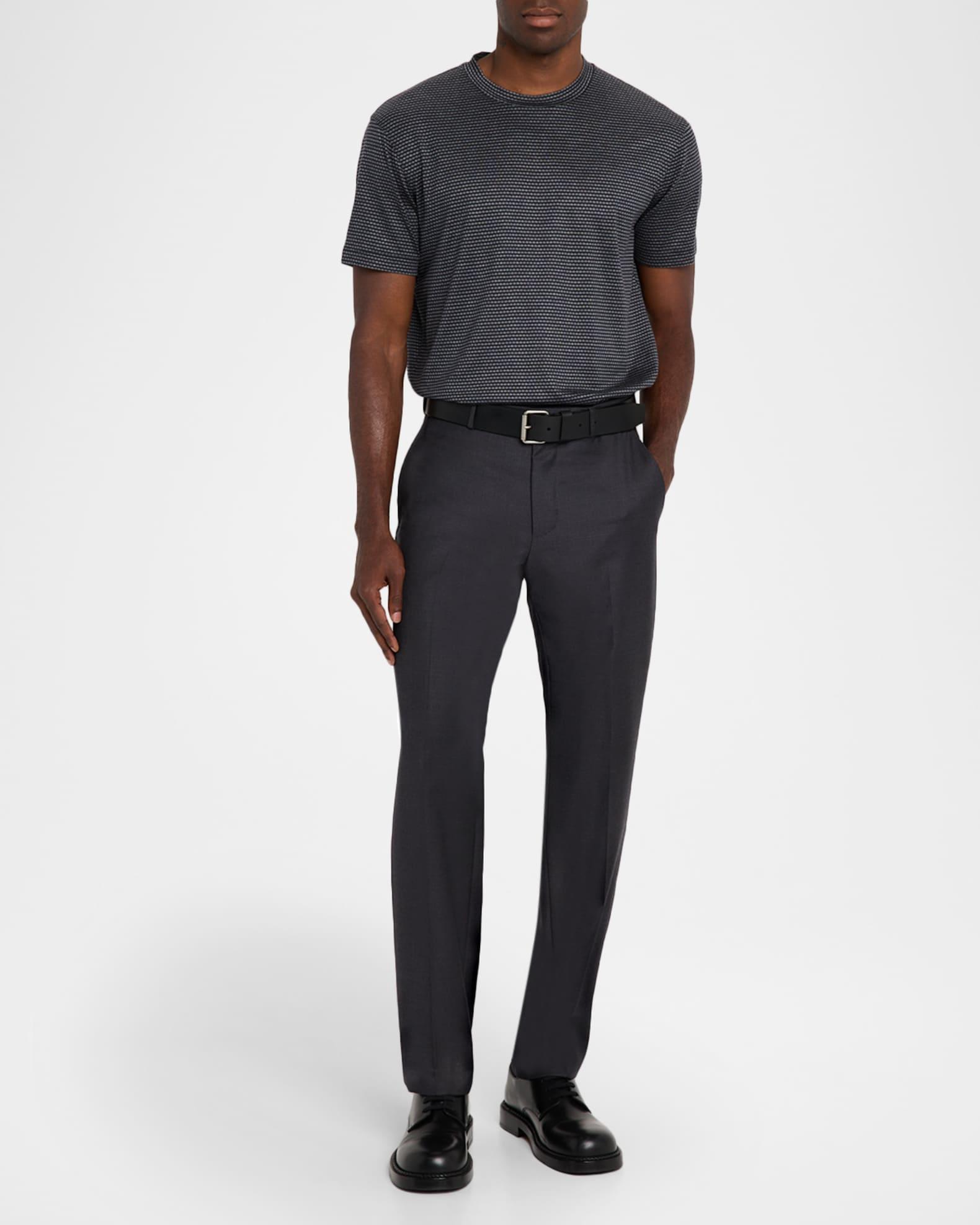 Men's Jersey Jacquard Crewneck T-Shirt Product Image