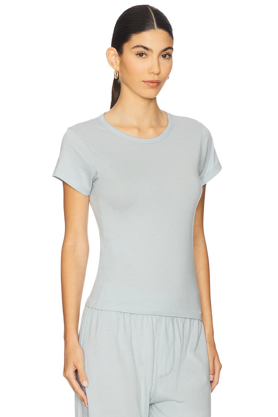 Fitted Crewneck Short Sleeve T-Shirt Eterne Product Image