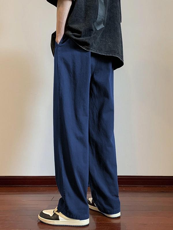 Men's Cotton Loose Casual Pants Product Image