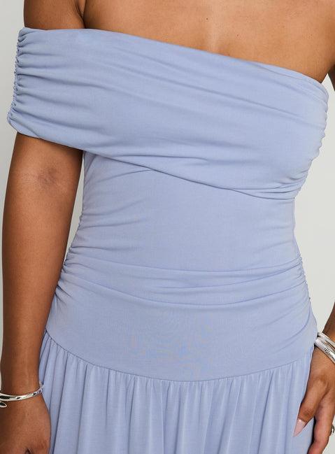 Decadence Strapless Maxi Dress Lilac Product Image