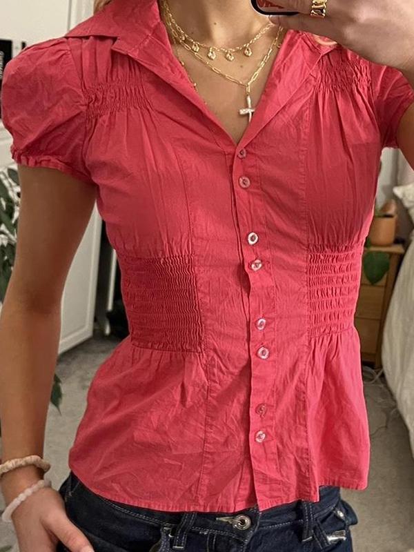 Retro Short Sleeves Shirts Product Image