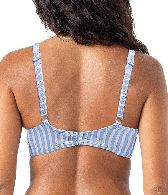 Roxy Pacific Coast Texture Rib Low Waist Lace-Up Hipster Swim Bottom Product Image