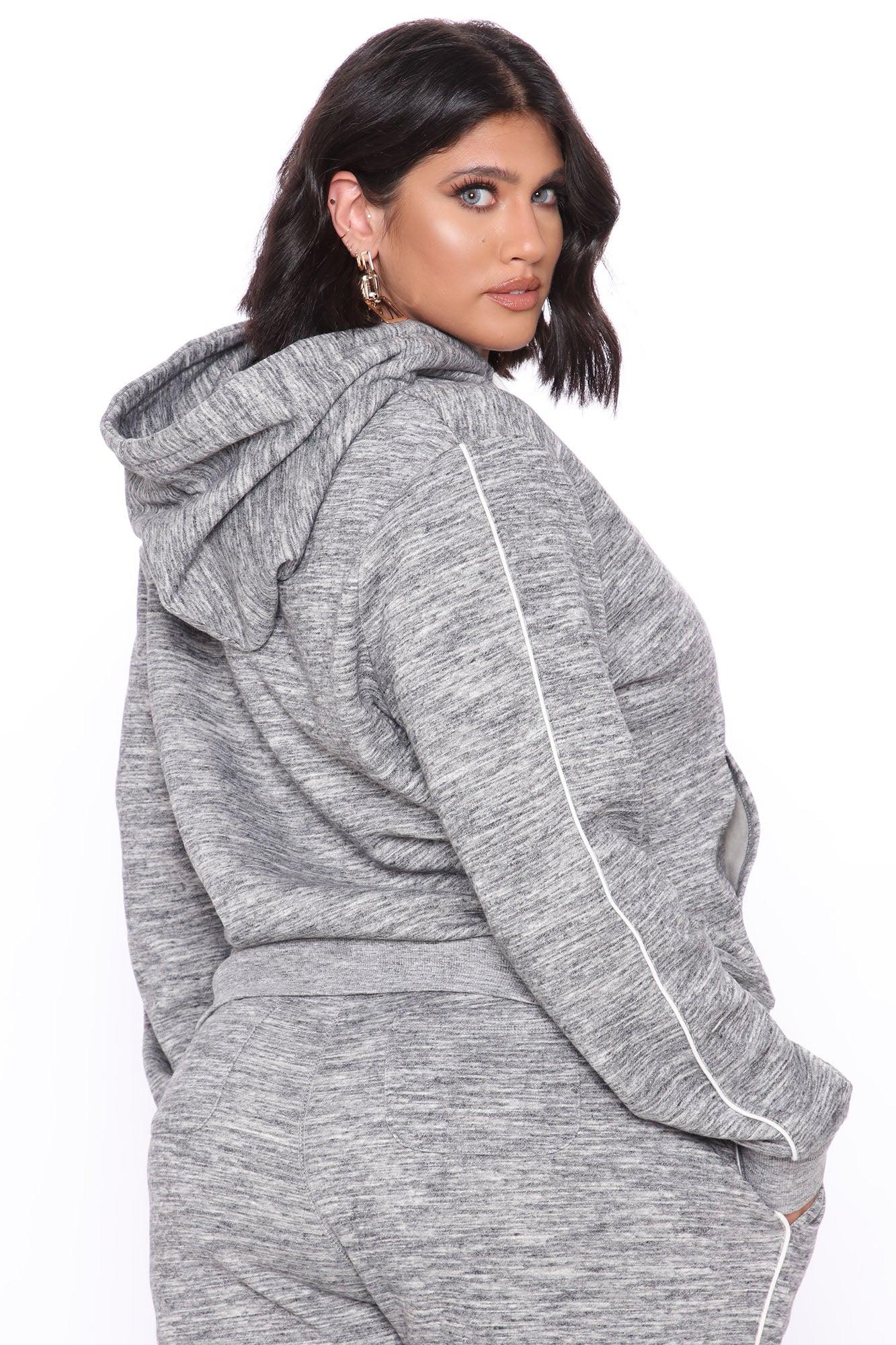 Tennis And Chill Fleece Pullover Hoodie - Heather Grey Product Image